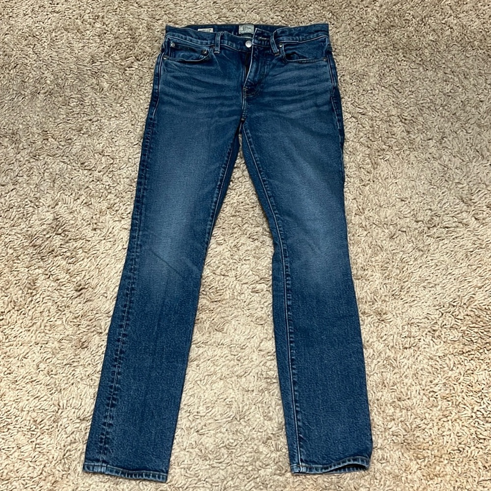 Men’s J Crew 250 Skinny Fit Denim Jeans W 32 L 32